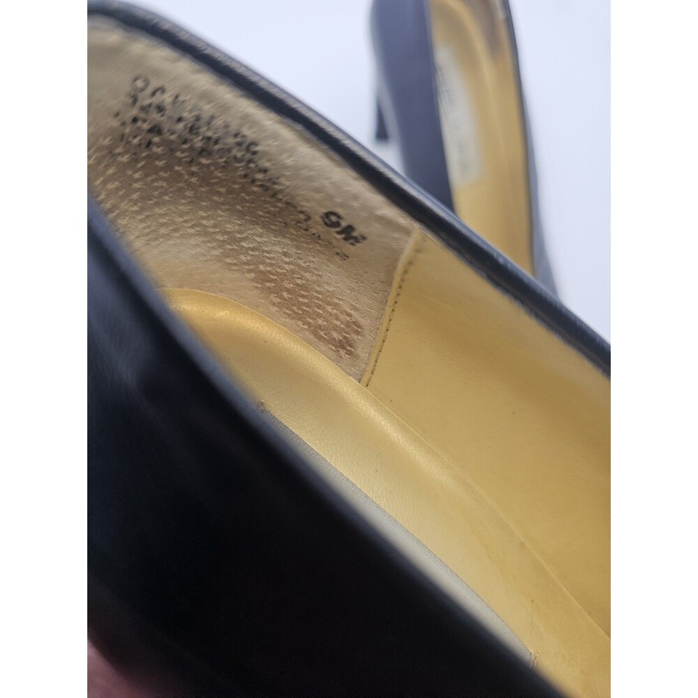 Bellini Cassie Women's Black Patent Leather Pumps Size 9M, 3 inch block heels - Picture 7 of 7
